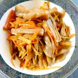 大きなこんにゃく入り!きんぴらごぼう